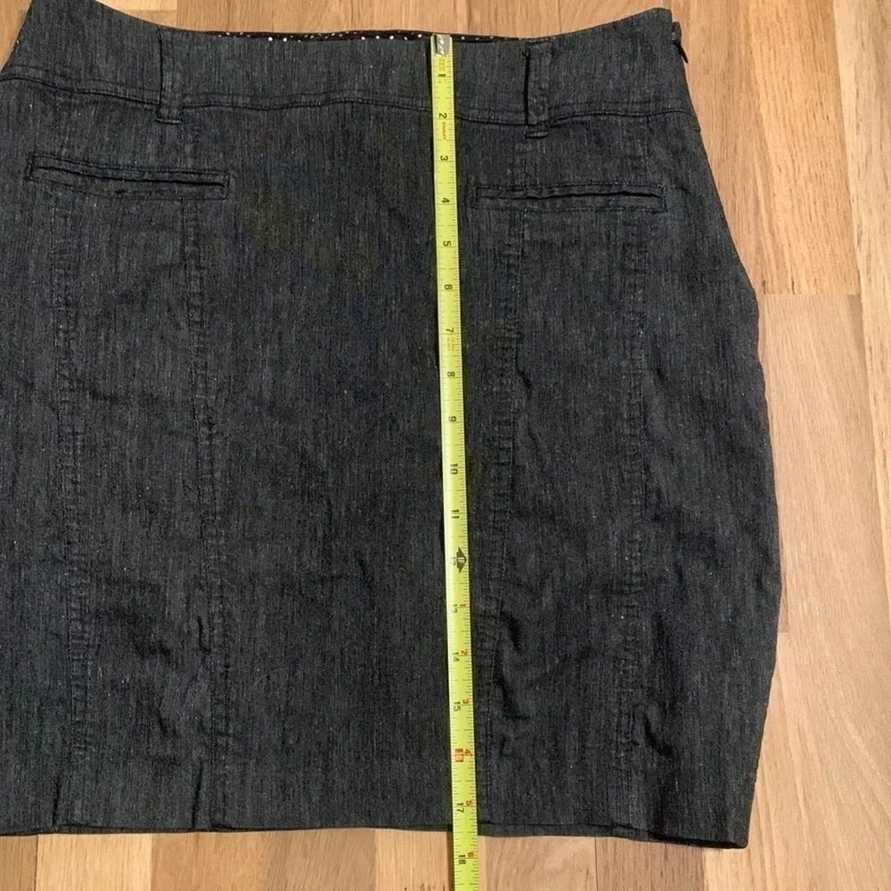 BEBE Dark Wash Denim Mini Jean Skirt With Pockets Women’s 10